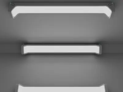 Sci-fi Lights Low-poly 3D model