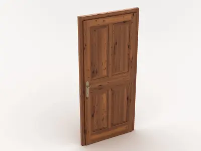Wooden Door 3D model
