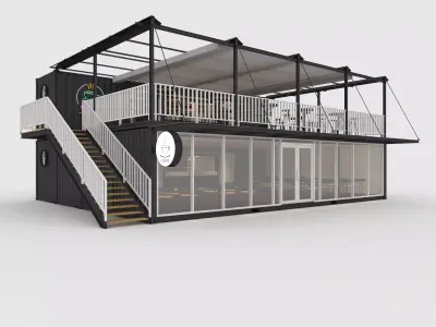 Container Cafe 15 3D model