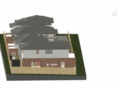 house complete revit project p5 3D model