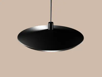 Modern Pendant 5 Lights - Ceiling Lights Low-poly 3D model