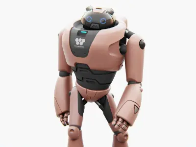 TOY BOT TILO  RIGGED 3D model
