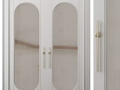 Entrance door set12 3D model