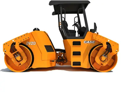 Road Compactor 3D model