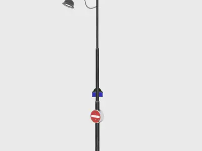  Paris Streetlight  3D model