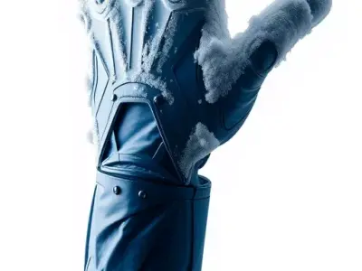 IceCovered Robotic Hand model pack Low-poly 3D model