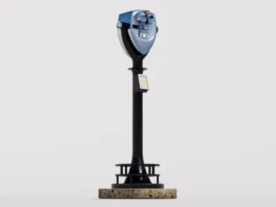 Tower Viewer Low-poly 3D model