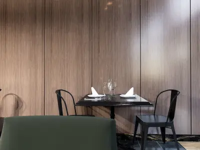 D5 render restaurant scene 3D model