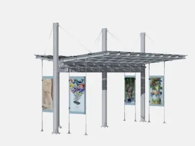 bus station model 3D model