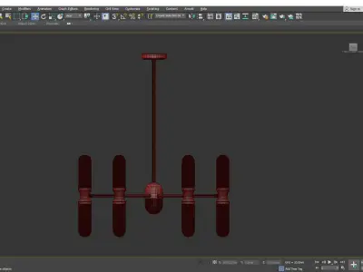 CAMILLA chandelier  Low-poly 3D model