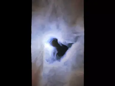 Keyhole Nebula 3D model