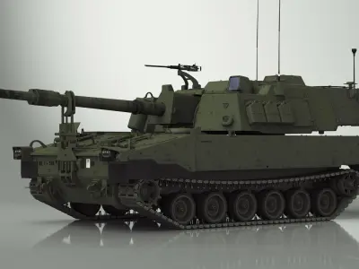  Military Howitzer M109A7 Paladin 