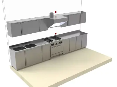 KITCHEN 86 3D model