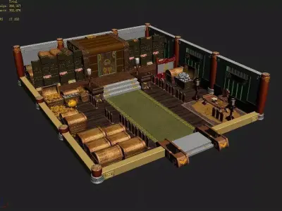 Gang Indoor - Advanced Vault 3D model