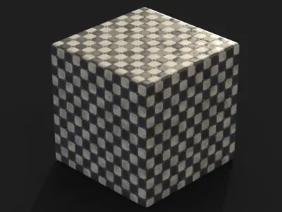 Stylized Marble Floor Material Texture