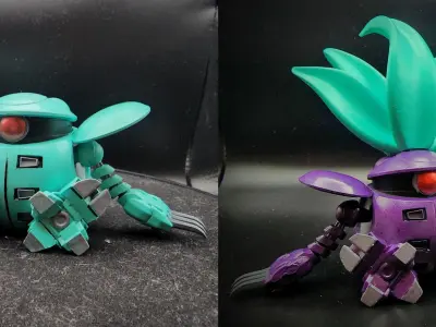 Kapool - Standard Oddish and Pumpkin 3D print model