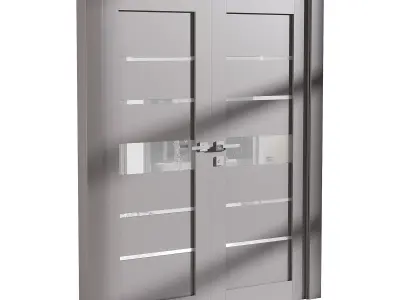 Modern entrance door 75 3D model