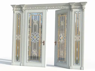 Doors interior 05 3D model