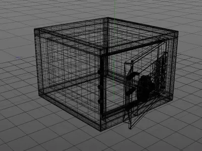 Digital Wall Safe 3D model