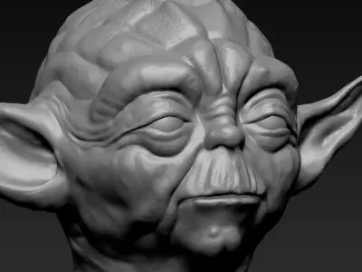 STAR WARS - LIFE SIZE YODA  3D model