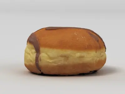Donut 002 Low-poly 3D model