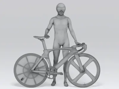  Track Cyclist Animated HQ Standard License 