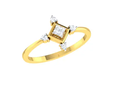 Women Ring  Render 3dm STL OBJ FBX Details 3D print model 90