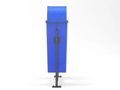 Trash Can Outdoor 05 3D model