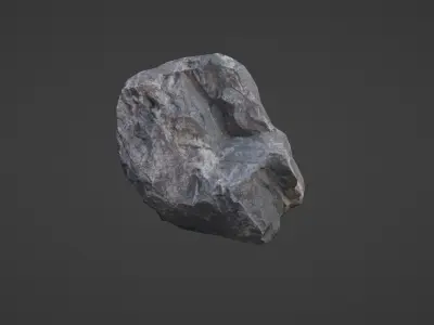 Rock Scan Low Poly Low-poly 3D model