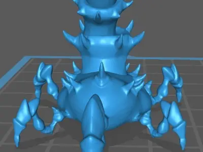 Starcraft Spore Crawler 3D print model