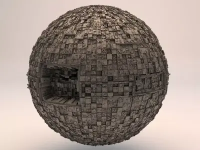 Space Station - The Globe 3D model