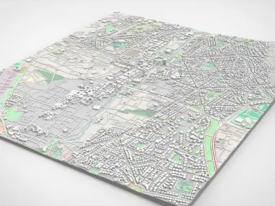 Cityscape Damascus Syria 3D model
