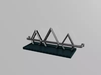 Sci-fi Wall Sconce 3D model