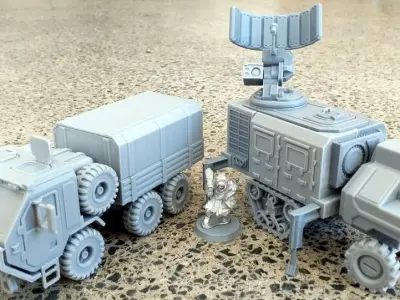 Extra Truck Bodies - 28mm Sci-Fi 3D print model