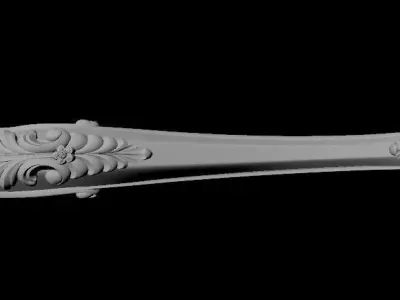 leg High quality 3d models for processing on a cnc machine  3D model 33