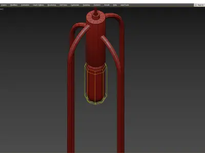 TUBE 01 Low-poly 3D model