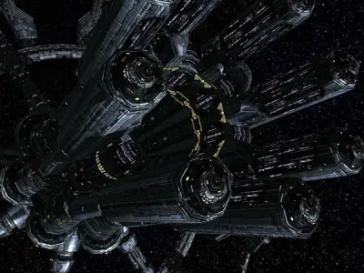 3DRT - Norad Space Stations - Kerato Low-poly 3D model