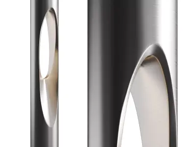 Scoop LED Bollard 3D model