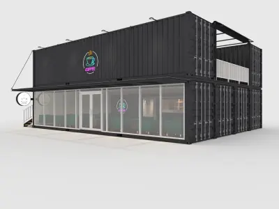 Container Cafe 13 3D model