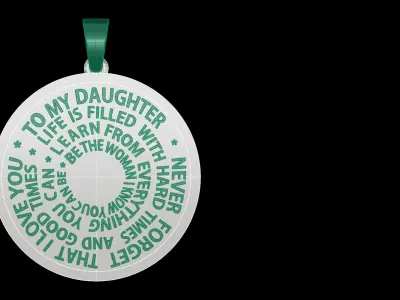 coin medal 3D print model