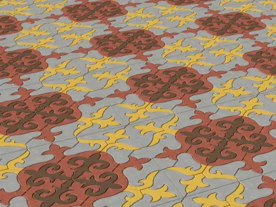 paving stones 3D model