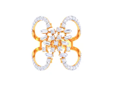 Women Ring  Render 3dm STL OBJ FBX Details 3D print model 240