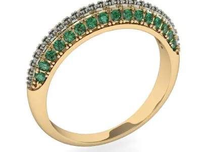 beautiful ring two options   3D print model