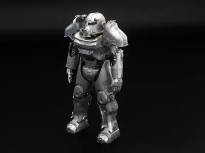 Post Apocalyptic Power Armor 3D model