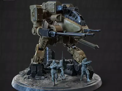 Konfusion 47 Linewrecker Static Set 32mm 3D print model