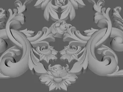Decor for furniture 3D model 49