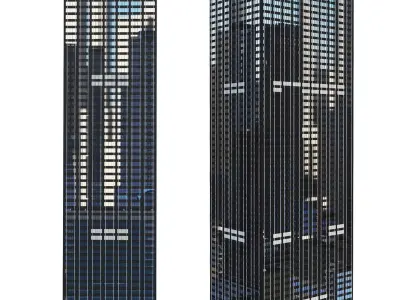 Skyscraper Paramount Plaza New York 3D model
