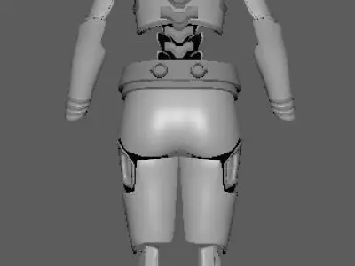 robot pieces 3D model