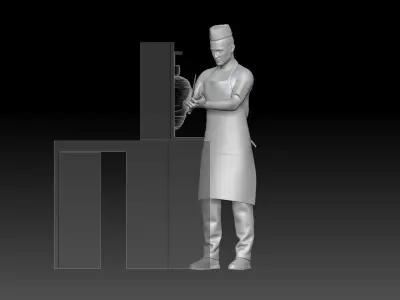 MEXICAN STREET FOOD TACOS AL PASTOR 3D print model