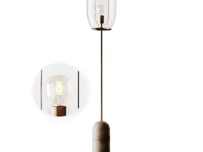 CAPULLO GLASS FLOOR LAMP  3D model
